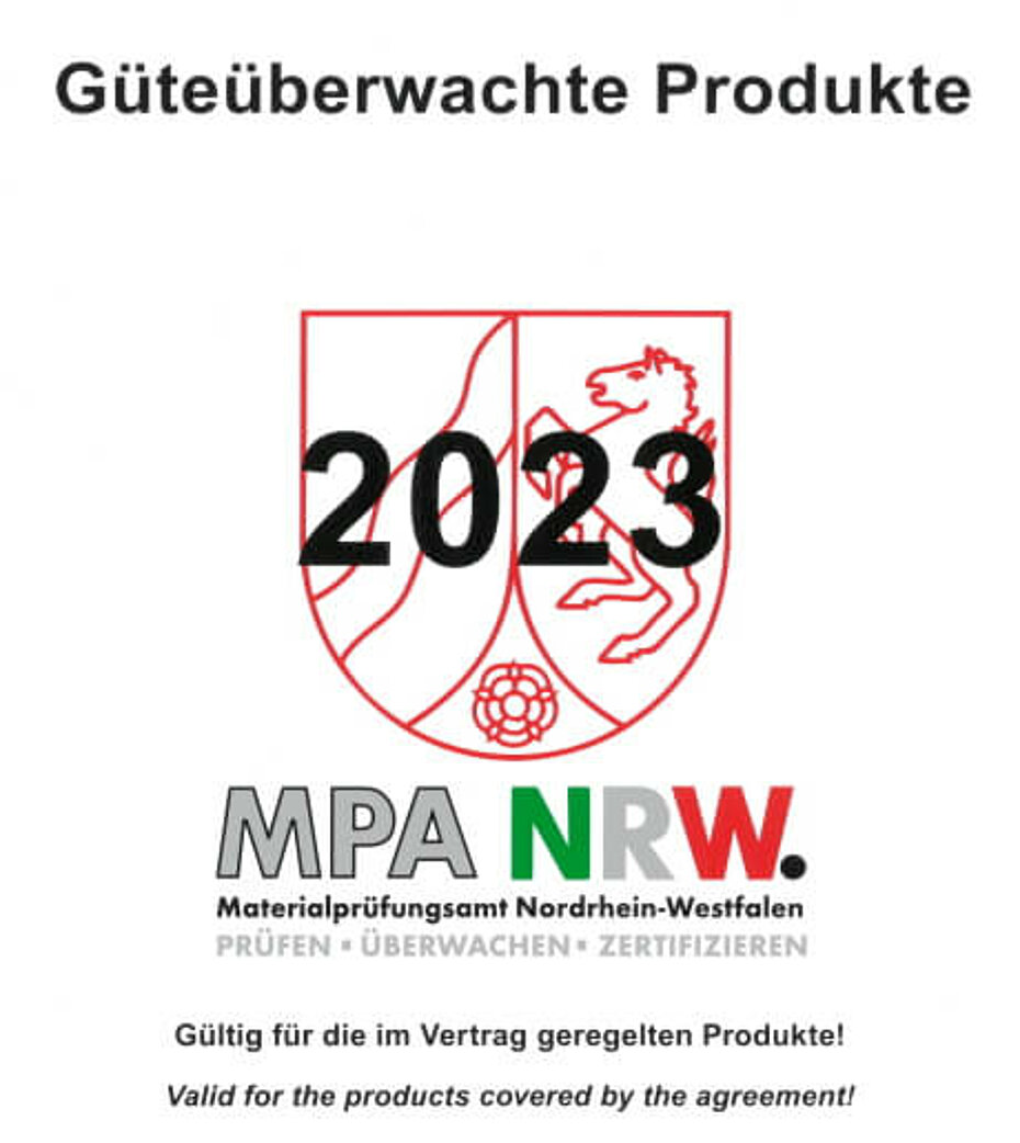 Gütesiegel MPA NRW 2023